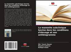 Bookcover of La mammite subclinique bovine dans les conditions d'élevage et son antibiogramme
