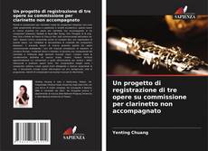 Copertina di Un progetto di registrazione di tre opere su commissione per clarinetto non accompagnato