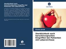 Buchcover von Sterblichkeit nach herzchirurgischen Eingriffen bei Patienten mit Leberzirrhose