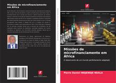 Portada del libro de Missões de microfinanciamento em África