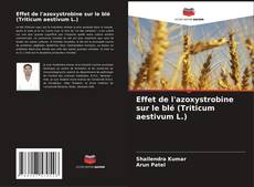 Capa do livro de Effet de l'azoxystrobine sur le blé (Triticum aestivum L.) 