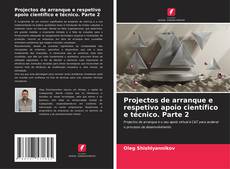 Portada del libro de Projectos de arranque e respetivo apoio científico e técnico. Parte 2