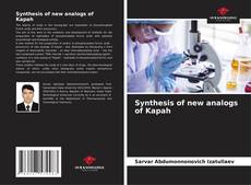 Buchcover von Synthesis of new analogs of Kapah