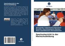 Buchcover von Sportunterricht in der Hochschulbildung