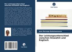 Capa do livro de Der Leistungsunterschied zwischen Kiswahili und Englisch 