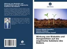 Bookcover of Wirkung von Biokohle und Düngemitteln auf die organische Substanz des Bodens