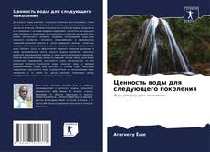 Capa do livro de Ценность воды для следующего поколения 