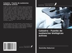 Capa do livro de Calostro - Fuente de sustancias biológicas activas 