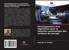 Buchcover von Développement d'un algorithme pour la sélection automatique des surfaces de serrage