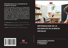 MÉTHODOLOGIE DE LA RECHERCHE EN SCIENCES SOCIALES kitap kapağı