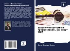 Bookcover of Закон о банкротстве и профессиональный спорт США