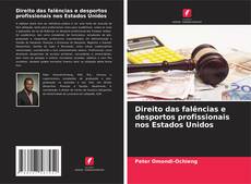 Buchcover von Direito das falências e desportos profissionais nos Estados Unidos
