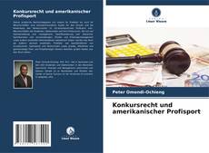 Capa do livro de Konkursrecht und amerikanischer Profisport 