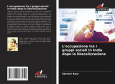 Copertina di L'occupazione tra i gruppi sociali in India dopo la liberalizzazione