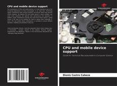 Buchcover von CPU and mobile device support
