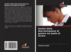Capa do livro de Analisi della discriminazione di genere sul posto di lavoro 