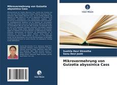 Buchcover von Mikrovermehrung von Guizotia abyssinica Cass