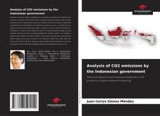 Buchcover von Analysis of CO2 emissions by the Indonesian government