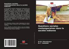 Capa do livro de Questions sociales contemporaines dans la société indienne 
