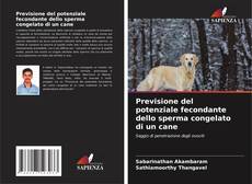 Buchcover von Previsione del potenziale fecondante dello sperma congelato di un cane