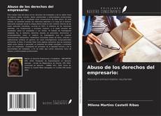 Abuso de los derechos del empresario: kitap kapağı