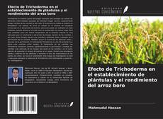 Capa do livro de Efecto de Trichoderma en el establecimiento de plántulas y el rendimiento del arroz boro 