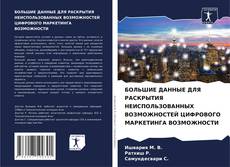 Buchcover von БОЛЬШИЕ ДАННЫЕ ДЛЯ РАСКРЫТИЯ НЕИСПОЛЬЗОВАННЫХ ВОЗМОЖНОСТЕЙ ЦИФРОВОГО МАРКЕТИНГА ВОЗМОЖНОСТИ