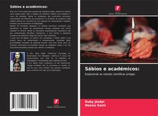 Sábios e académicos:的封面