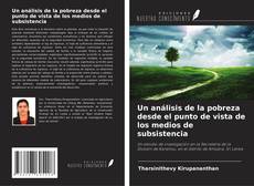 Bookcover of Un análisis de la pobreza desde el punto de vista de los medios de subsistencia
