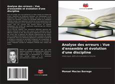 Bookcover of Analyse des erreurs : Vue d'ensemble et évolution d'une discipline