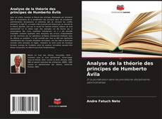 Capa do livro de Analyse de la théorie des principes de Humberto Ávila 