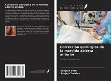 Buchcover von Corrección quirúrgica de la mordida abierta anterior