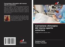 Capa do livro de Correzione chirurgica del morso aperto anteriore 