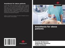 Anesthesia for obese patients kitap kapağı