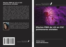 Capa do livro de Efectos PBM de Lili en CSC pulmonares aisladas 