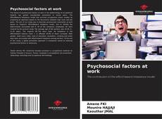 Bookcover of Psychosocial factors at work