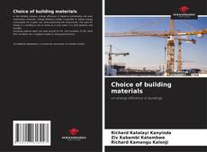 Couverture de Choice of building materials
