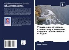 Portada del libro de Управление качеством сточных вод с помощью прудов-стабилизаторов отходов