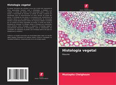 Portada del libro de Histologia vegetal