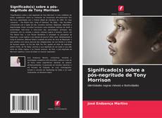 Capa do livro de Significado(s) sobre a pós-negritude de Tony Morrison 