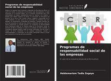 Bookcover of Programas de responsabilidad social de las empresas