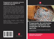Preparação de nutrientes minerais complexos em condições de exploração agrícola kitap kapağı