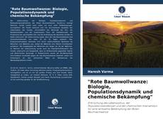 Capa do livro de "Rote Baumwollwanze: Biologie, Populationsdynamik und chemische Bekämpfung" 