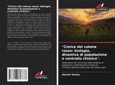 "Cimice del cotone rosso: biologia, dinamica di popolazione e controllo chimico". kitap kapağı