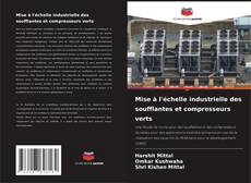 Bookcover of Mise à l'échelle industrielle des soufflantes et compresseurs verts