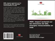 Capa do livro de MDP, impact sectoriel sur les émissions de GES, énergies renouvelables en Inde 
