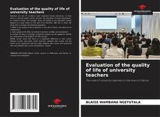 Обложка Evaluation of the quality of life of university teachers