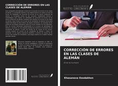 CORRECCIÓN DE ERRORES EN LAS CLASES DE ALEMÁN的封面