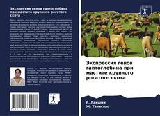 Capa do livro de Экспрессия генов гаптоглобина при мастите крупного рогатого скота 