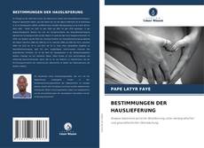 Bookcover of BESTIMMUNGEN DER HAUSLIEFERUNG